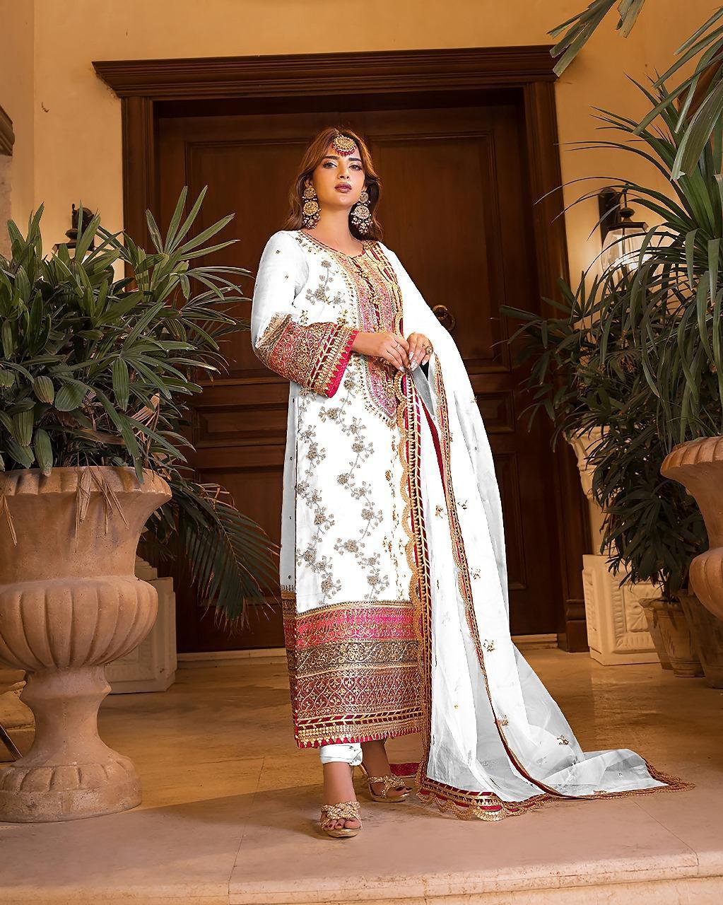 3 Pcs Women's Unstitched