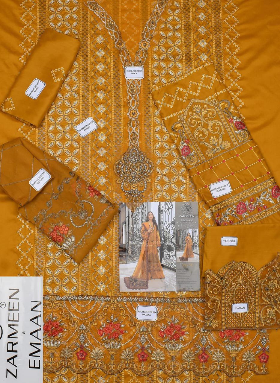 3 Pcs Women's Unstitched