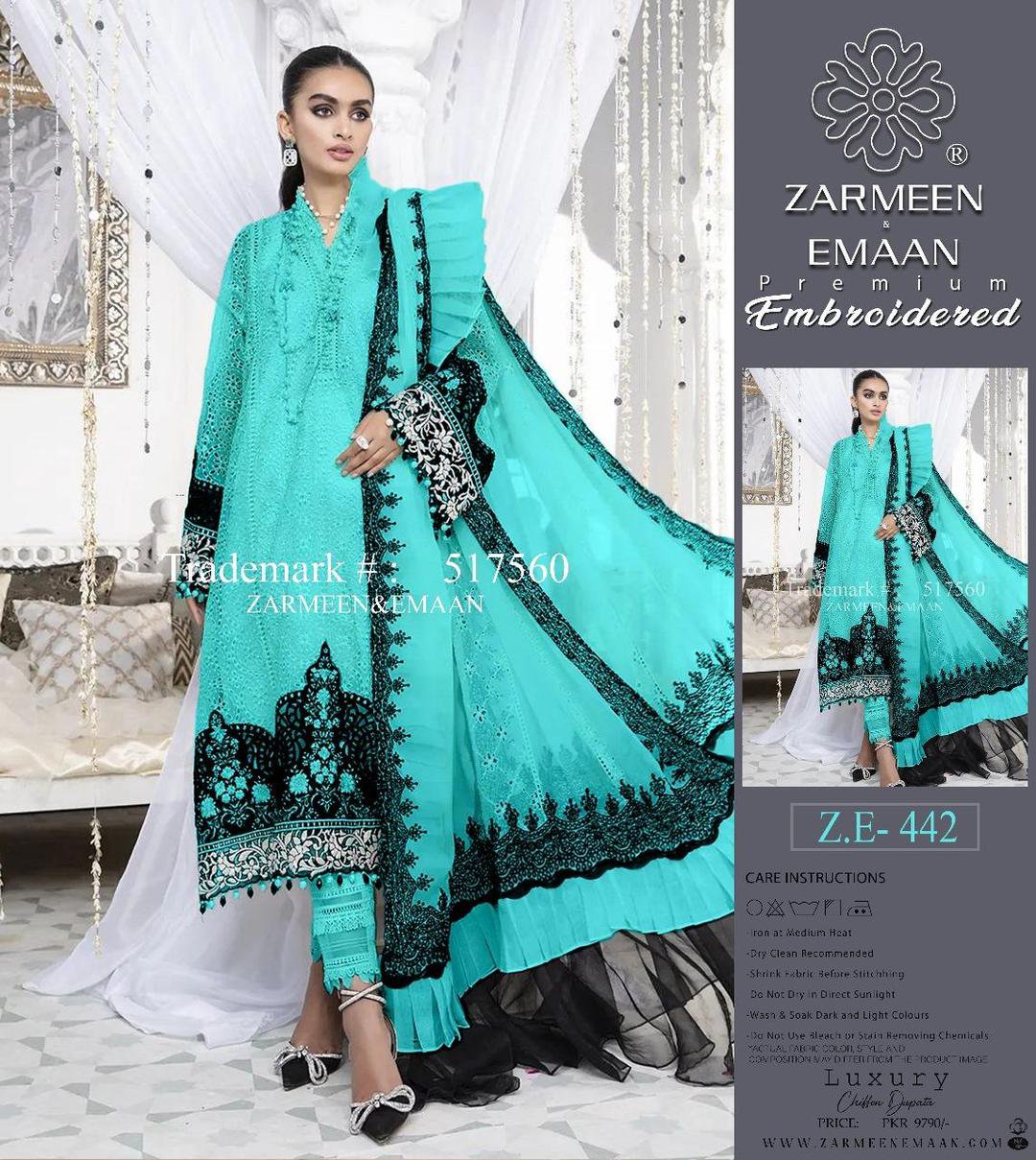 3 Pcs Women's Unstitched