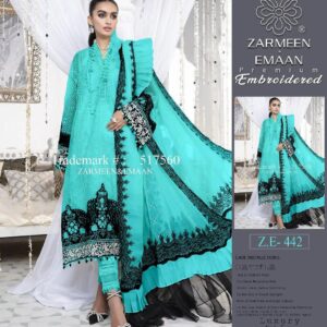 3 Pcs Women's Unstitched