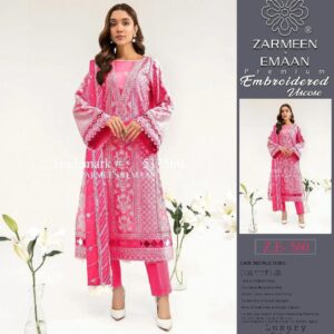 3 Pcs Women's Unstitched