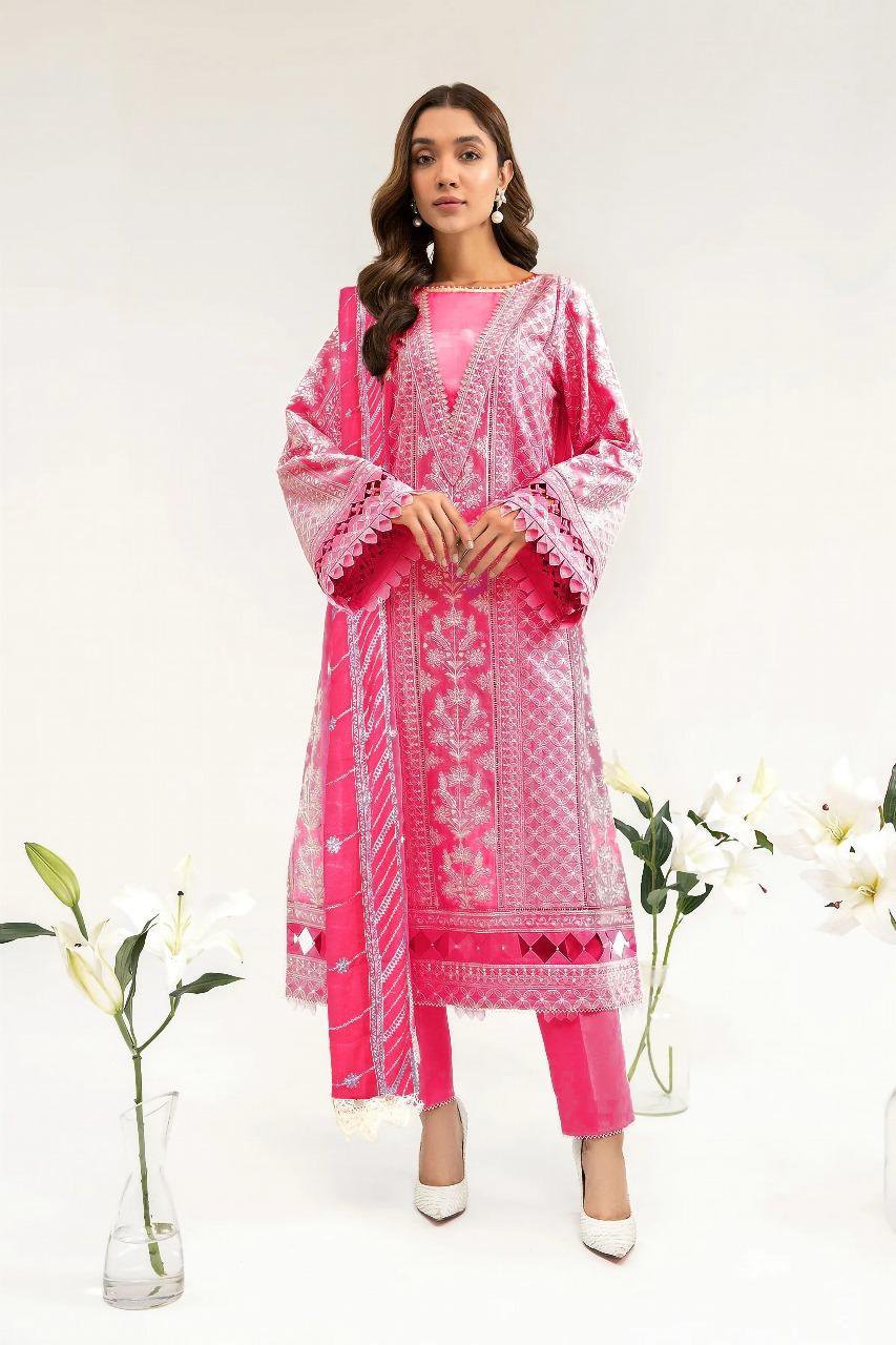 3 Pcs Women's Unstitched