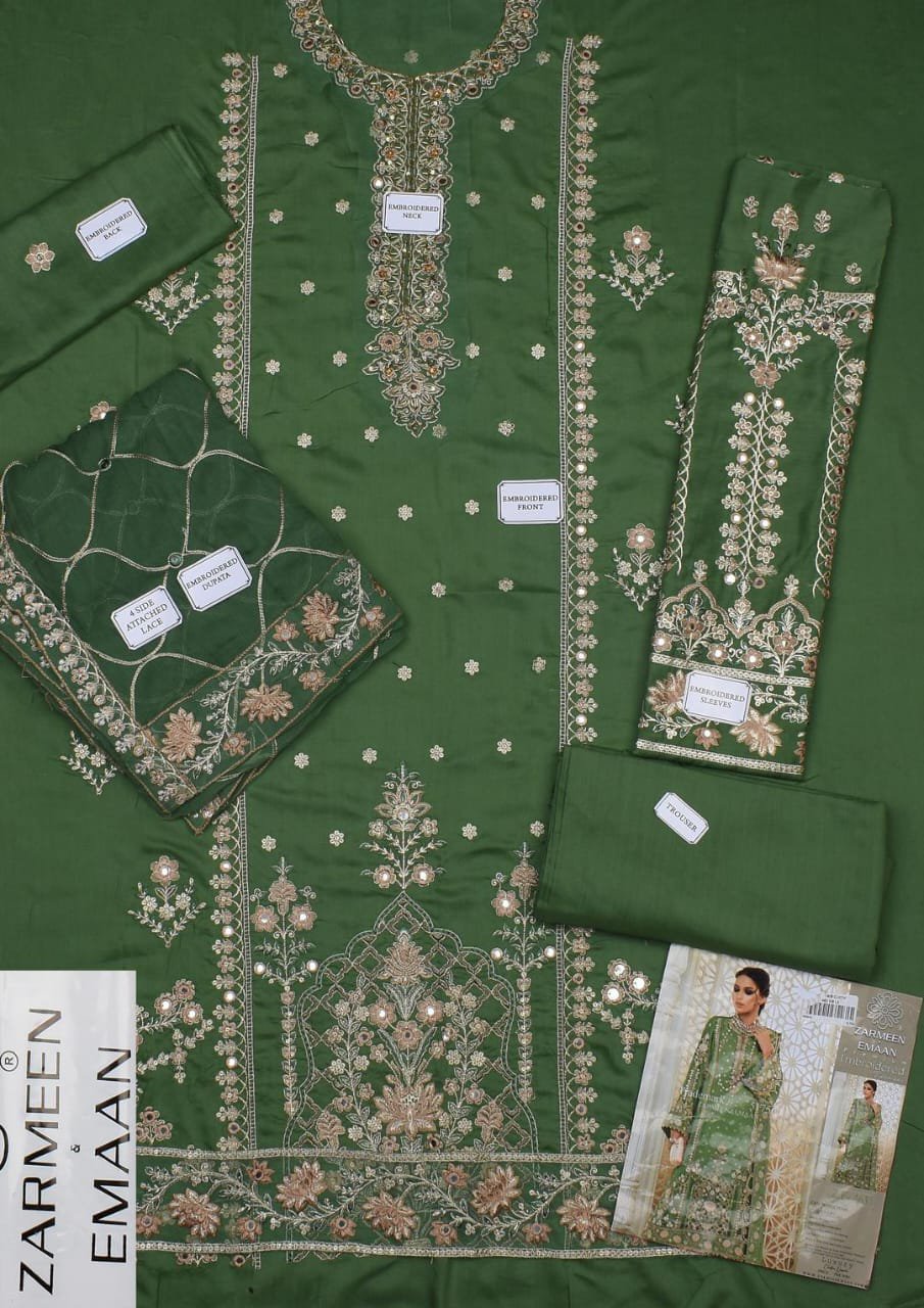 3 Pcs Women's Unstitched