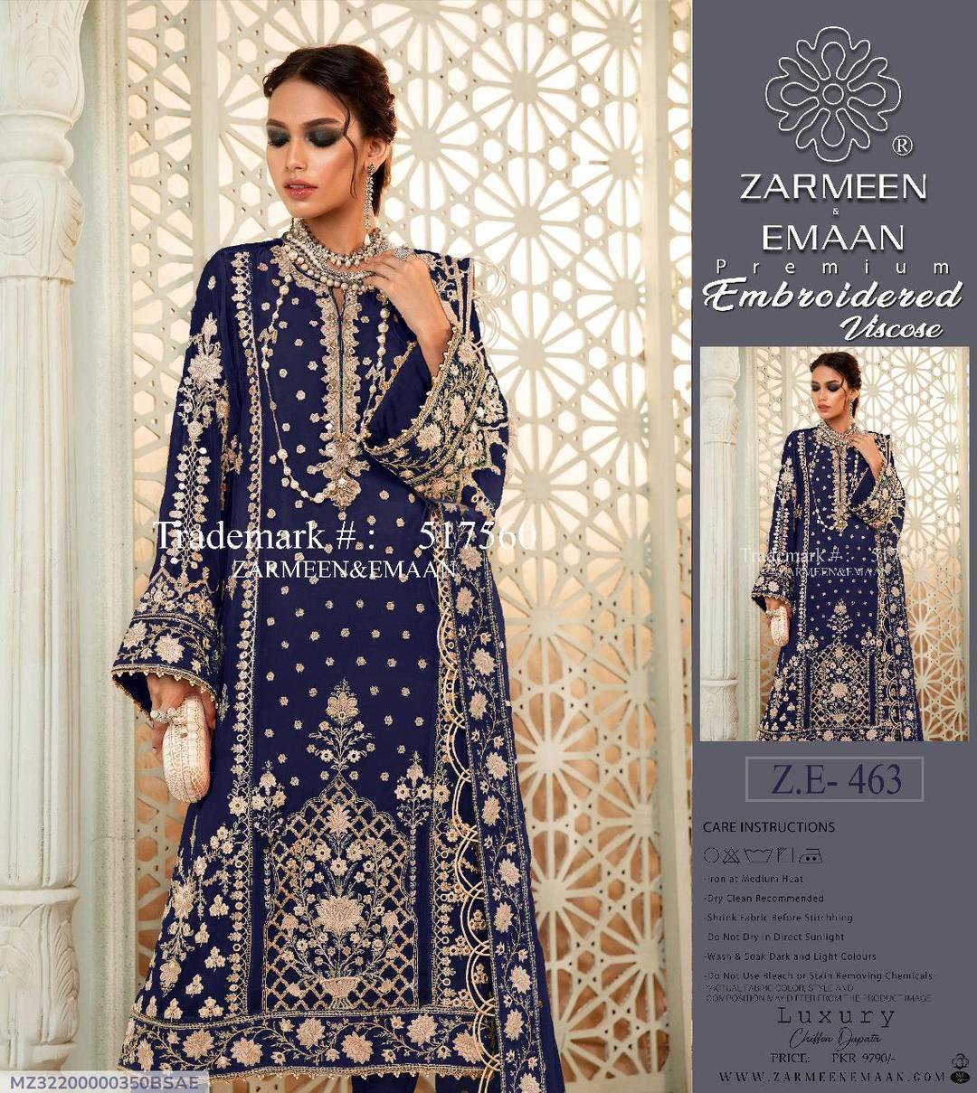 3 Pcs Women's Unstitched