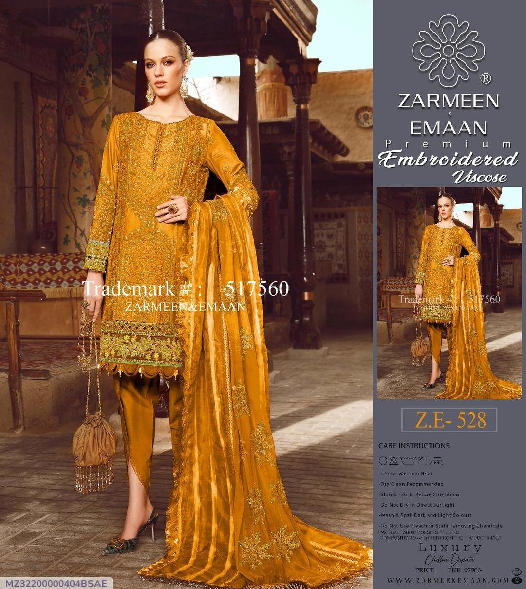 3 Pcs Women's Unstitched