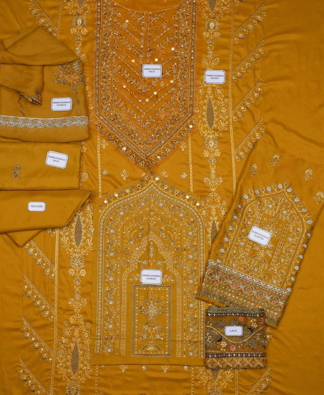 3 Pcs Women's Unstitched