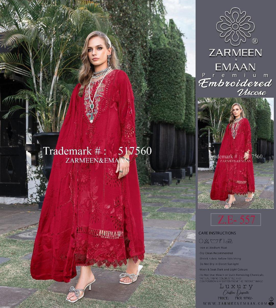 3 Pcs Women's Unstitched