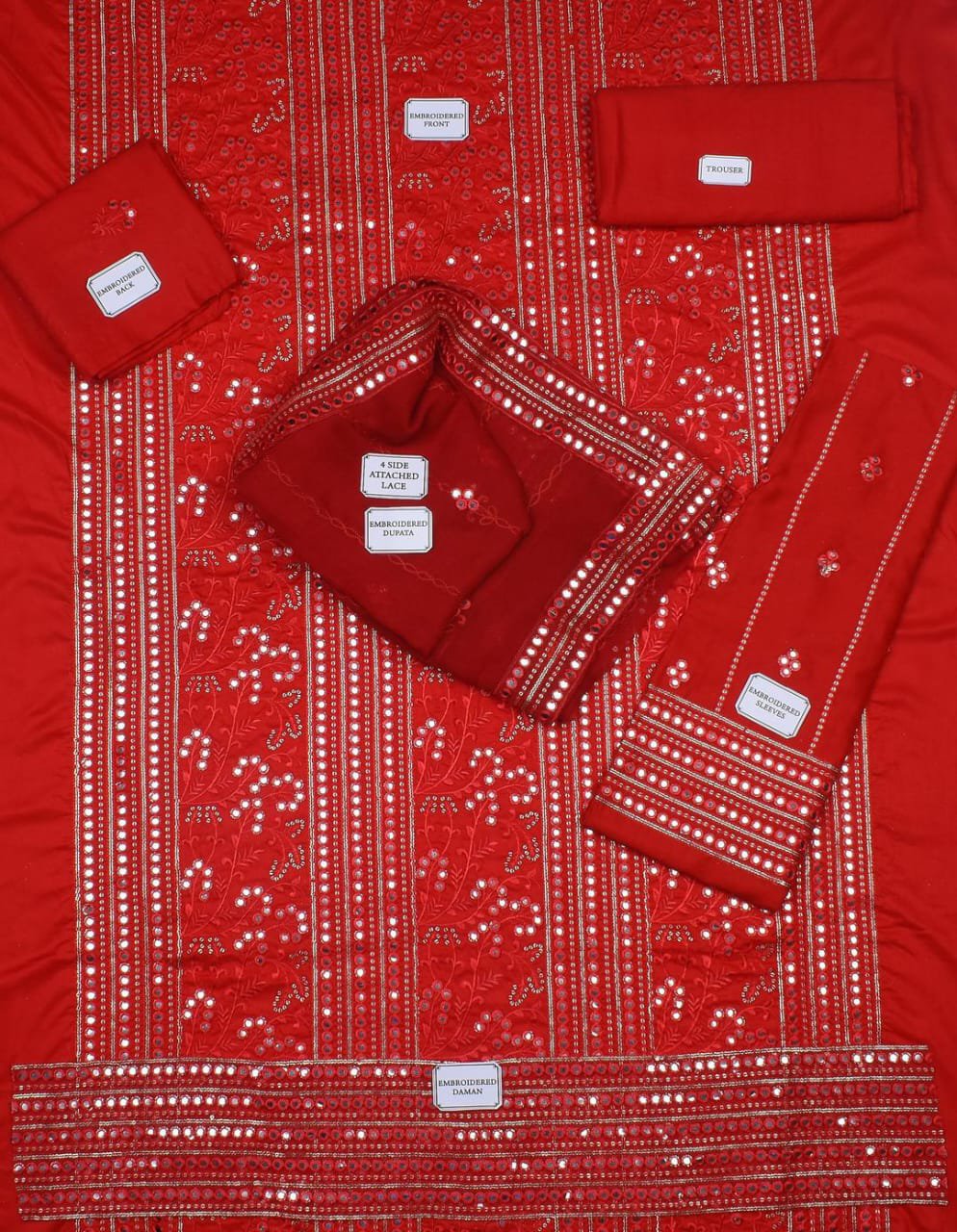 3 Pcs Women's Unstitched