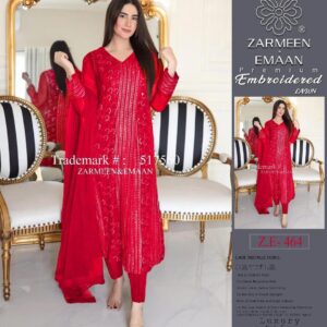 3 Pcs Women's Unstitched