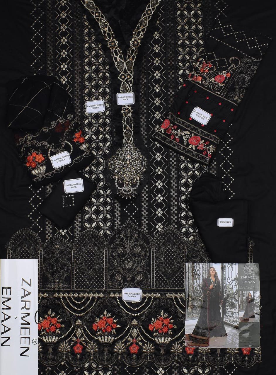 3 Pcs Women's Unstitched