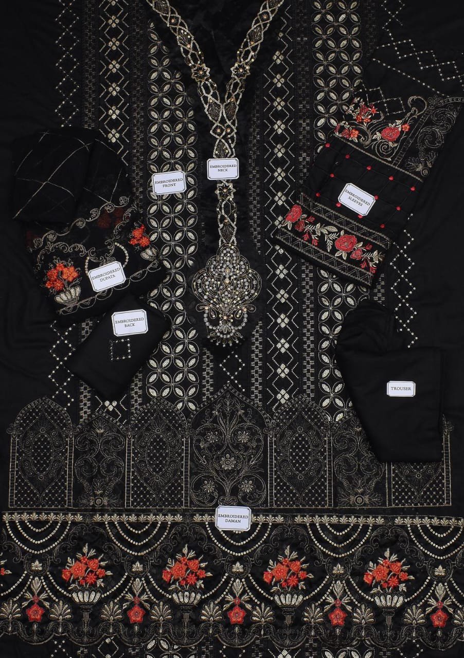 3 Pcs Women's Unstitched