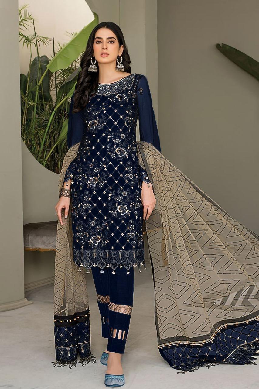 3 Pcs Women's Unstitched