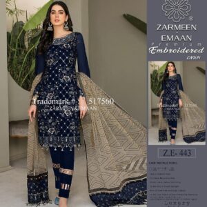 3 Pcs Women's Unstitched