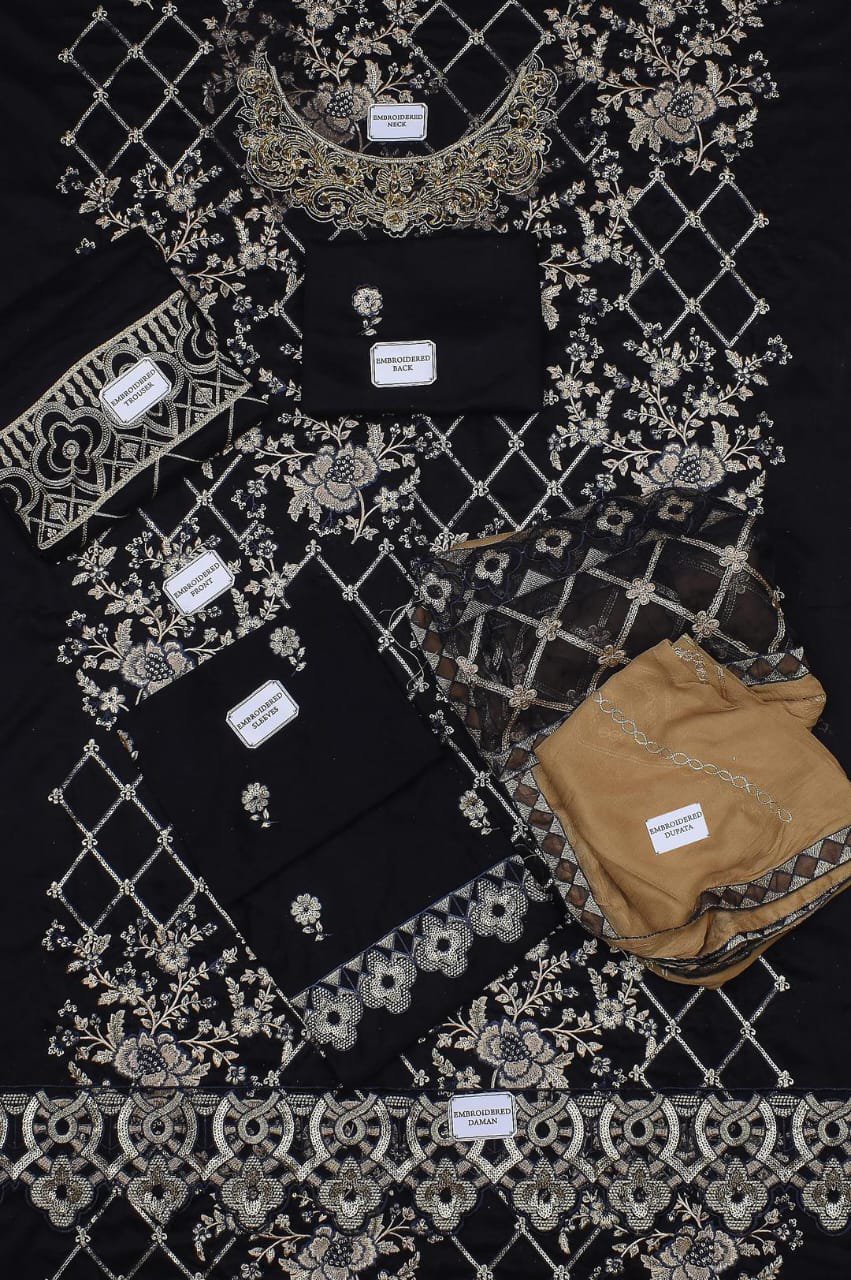 3 Pcs Women's Unstitched