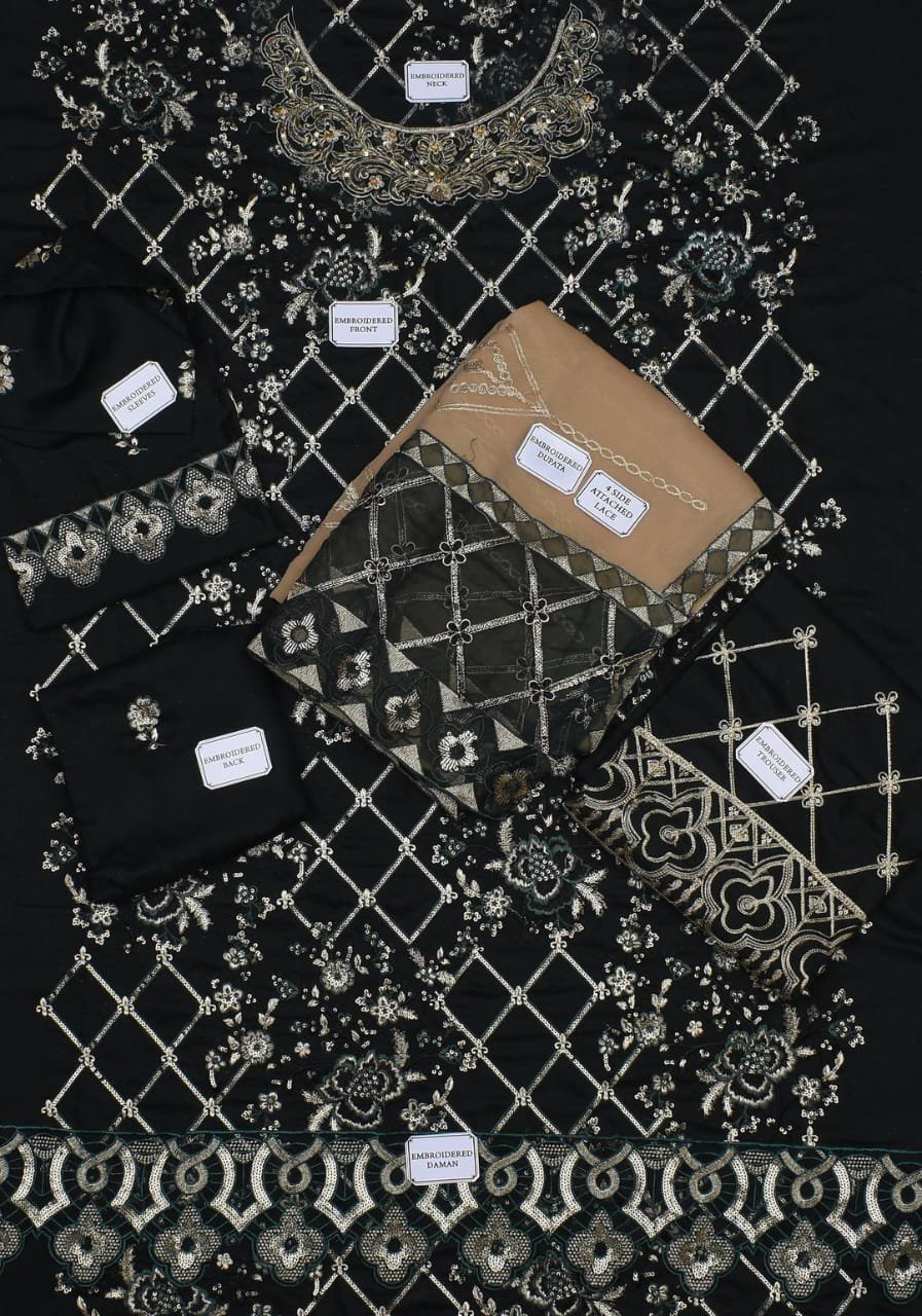 3 Pcs Women's Unstitched