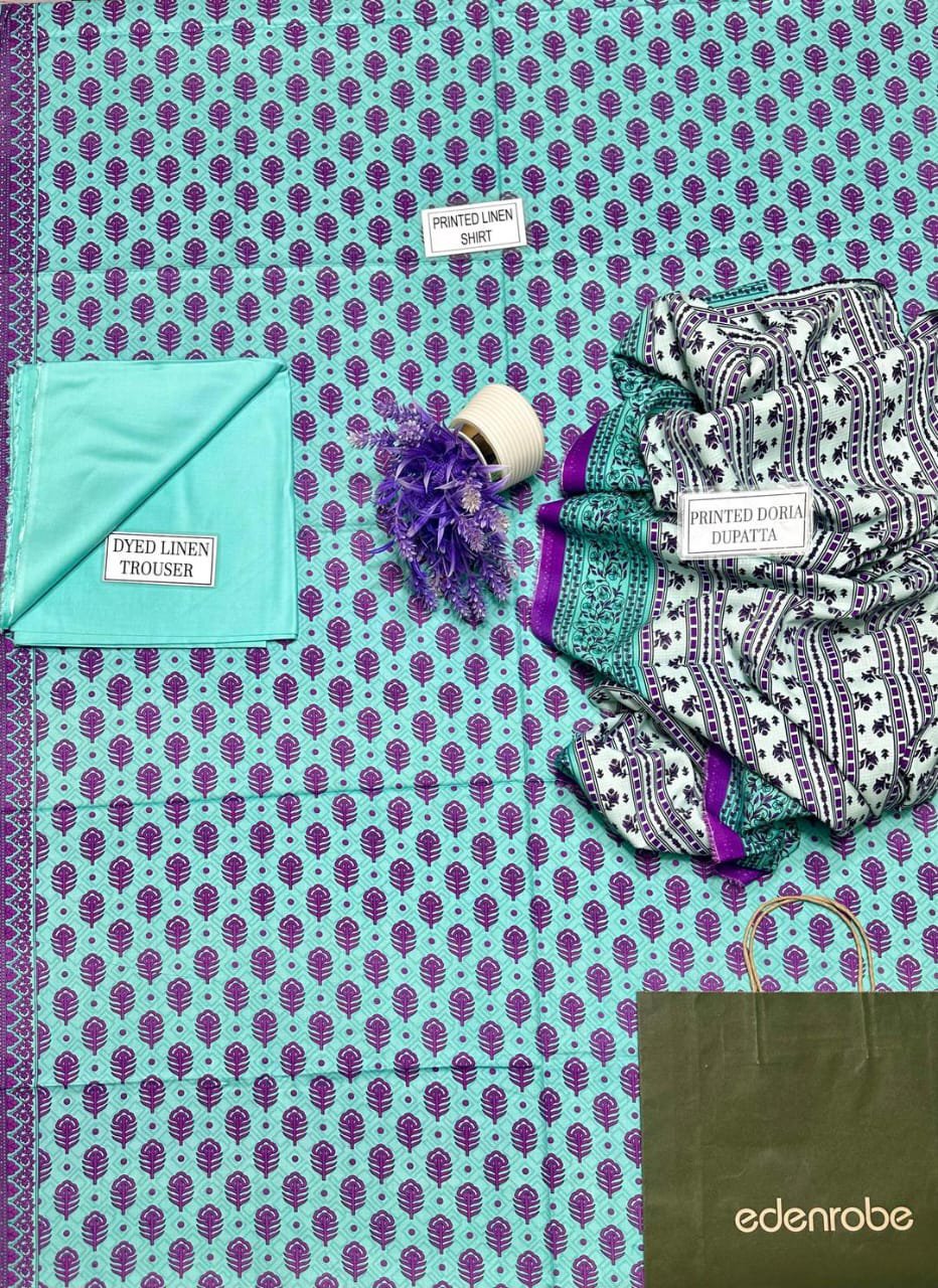 3 Pcs Women's Unstitched