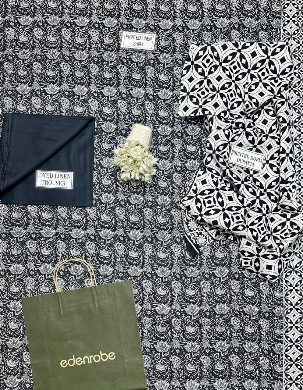 3 Pcs Women's Unstitched