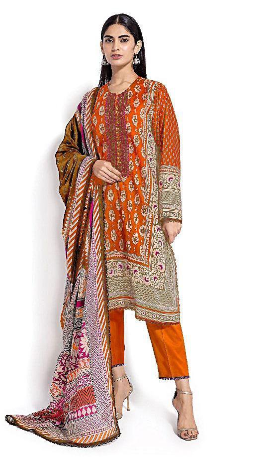 3 Pcs Women's Unstitched