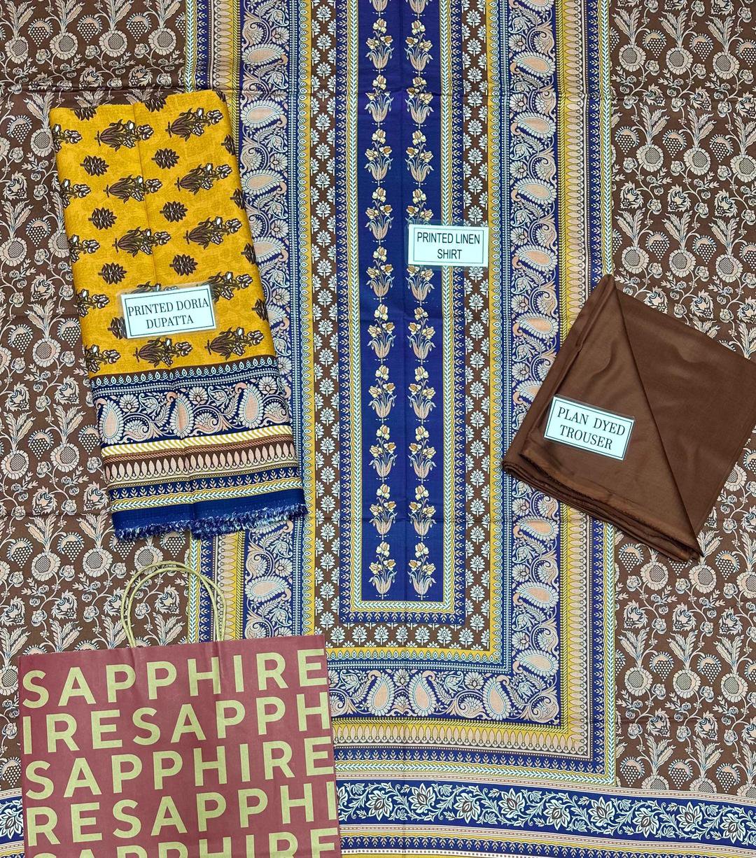 3 Pcs Women's Unstitched