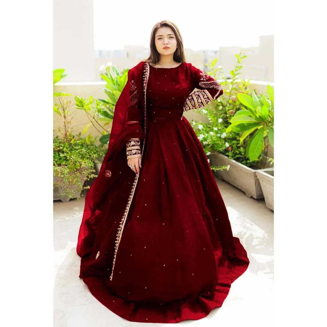 Shamoz Silk Embroidered Lehenga