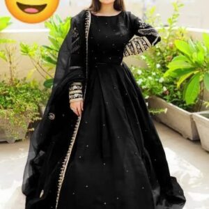 Silk Embroidered Lehenga