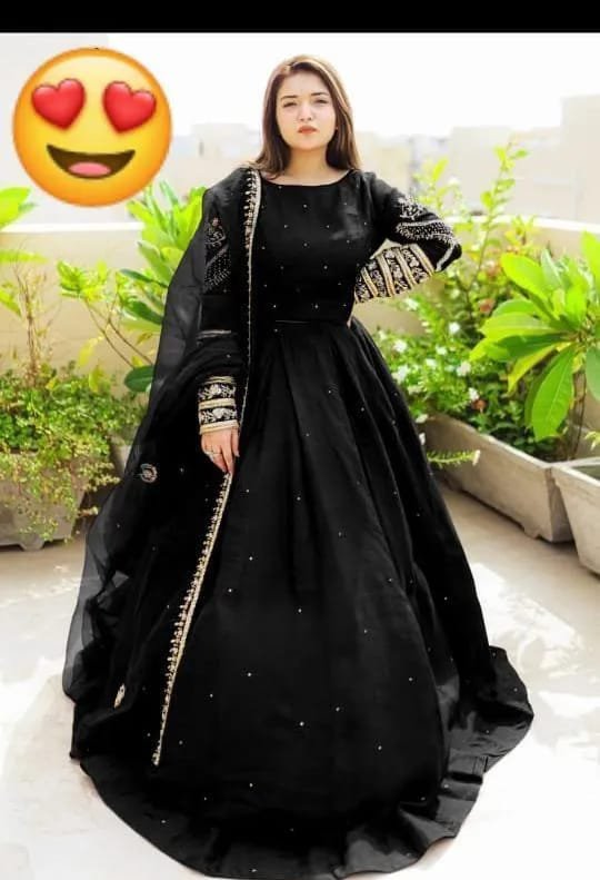 Silk Embroidered Lehenga