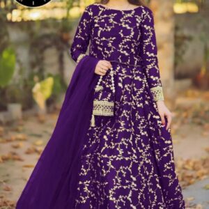 Silk Embroidered Lehenga