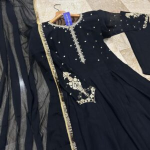 Stitched Embroidered Maxi