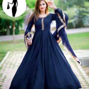 Stitched Embroidered Maxi