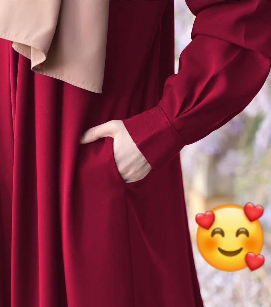 Georgette Plain Maxi Abaya