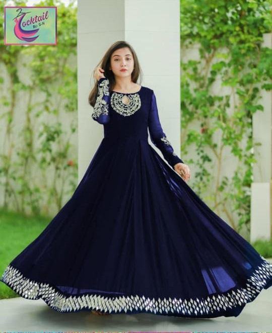 Stitched Embroidered Maxi