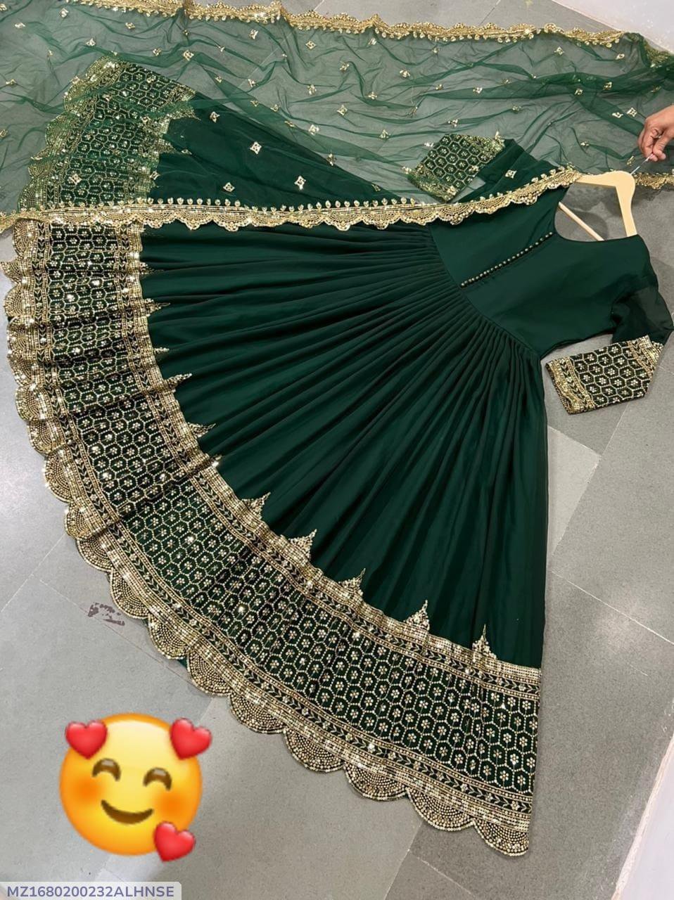 Chiffon Embroidered Maxi