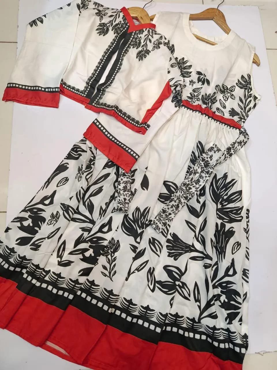 Swiss Lawn Printed Maxi and Jacket