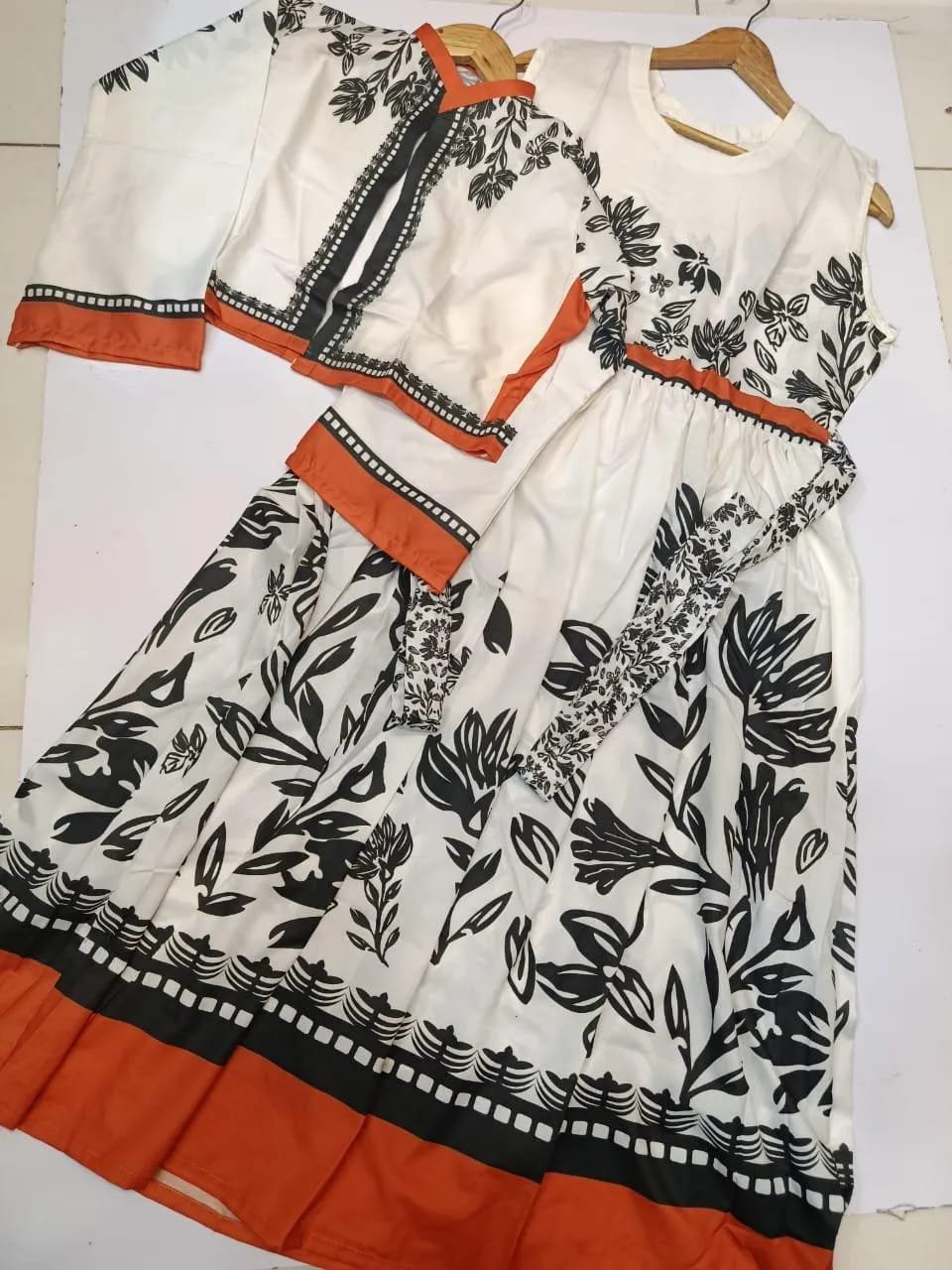 Printed Maxi and Jacket