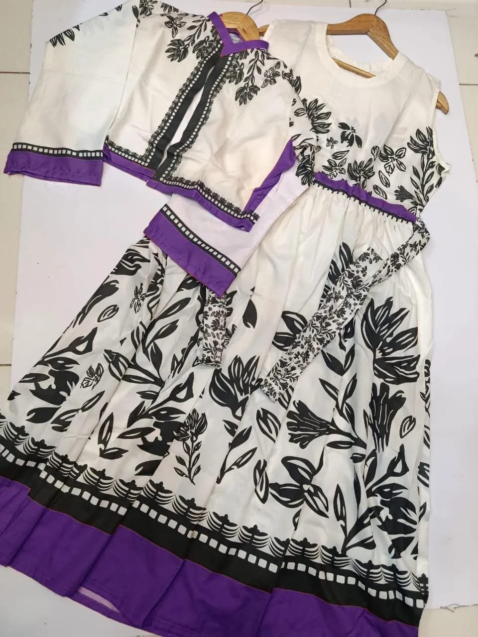 Printed Maxi and Jacket