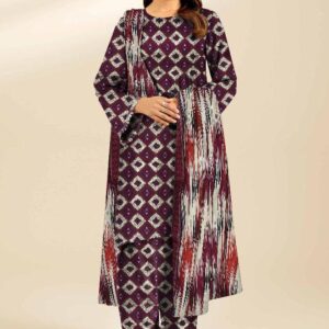 Printed Khaddar Suit