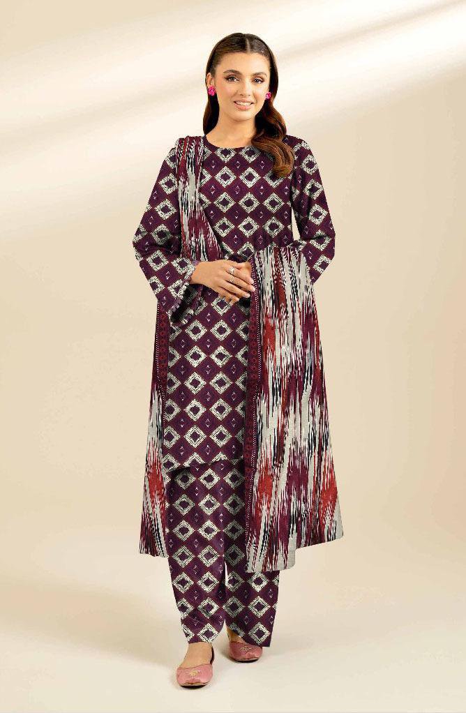 Printed Khaddar Suit