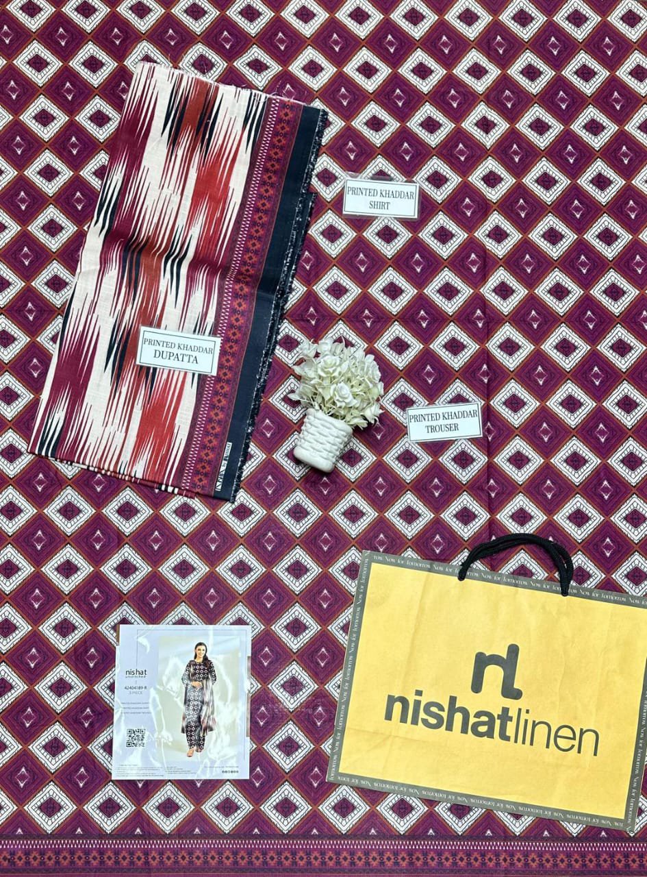 Printed Khaddar Suit