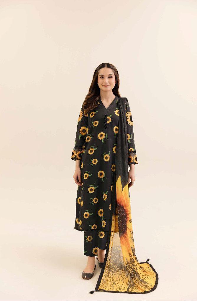 Printed Khaddar Suit