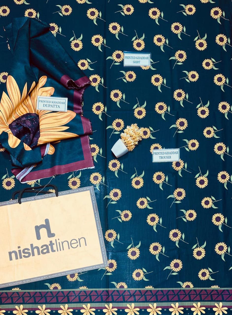 Printed Khaddar Suit