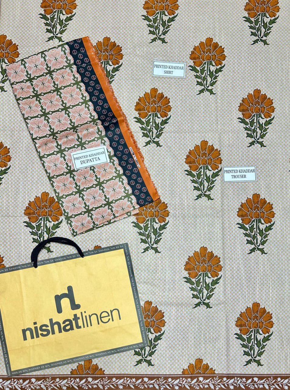Printed Khaddar Suit