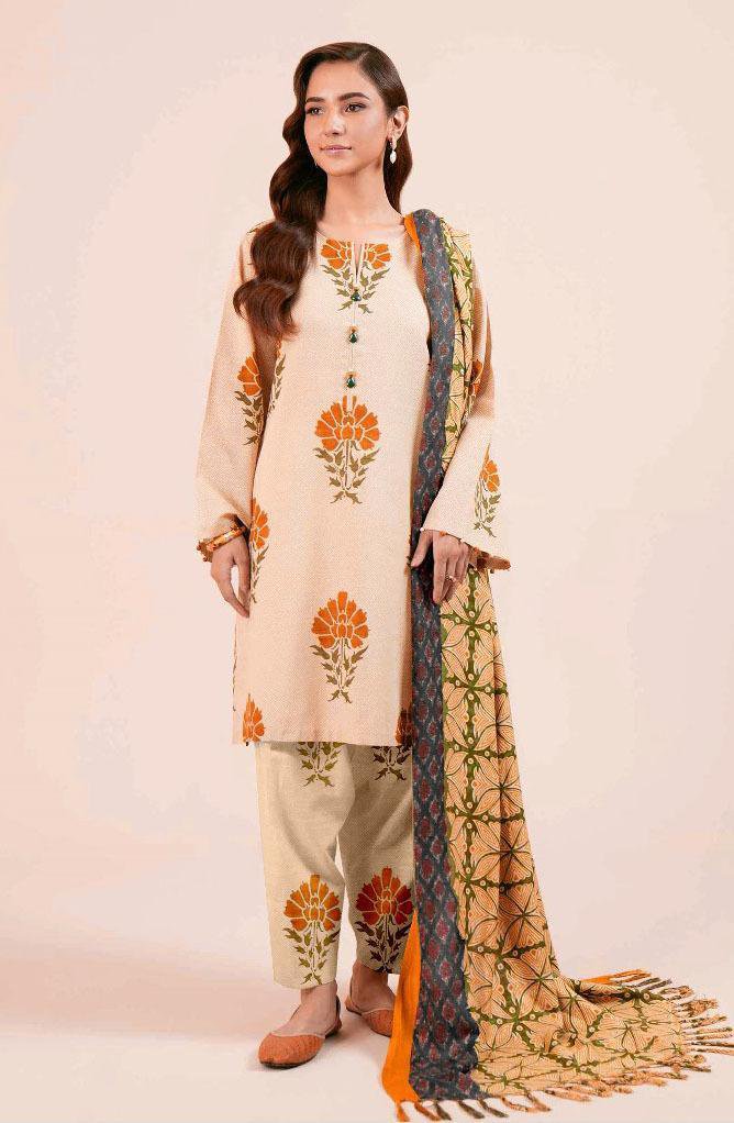 Printed Khaddar Suit