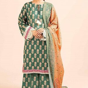 Printed Khaddar Suit