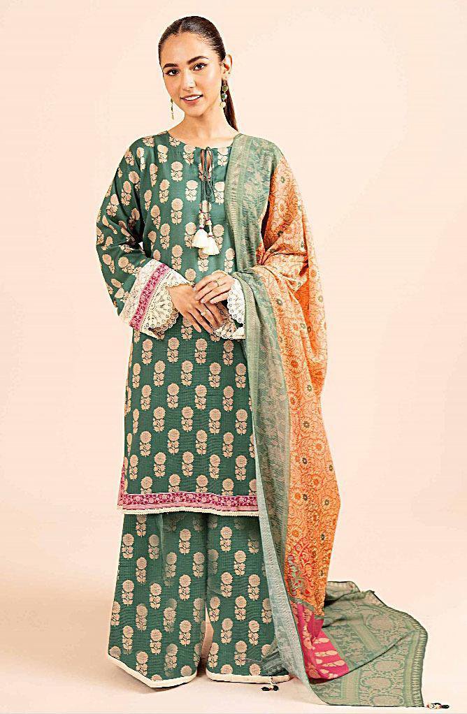 Printed Khaddar Suit