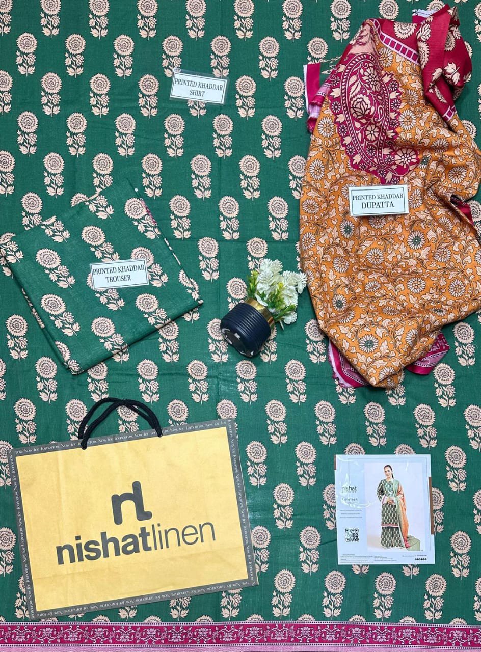 Printed Khaddar Suit