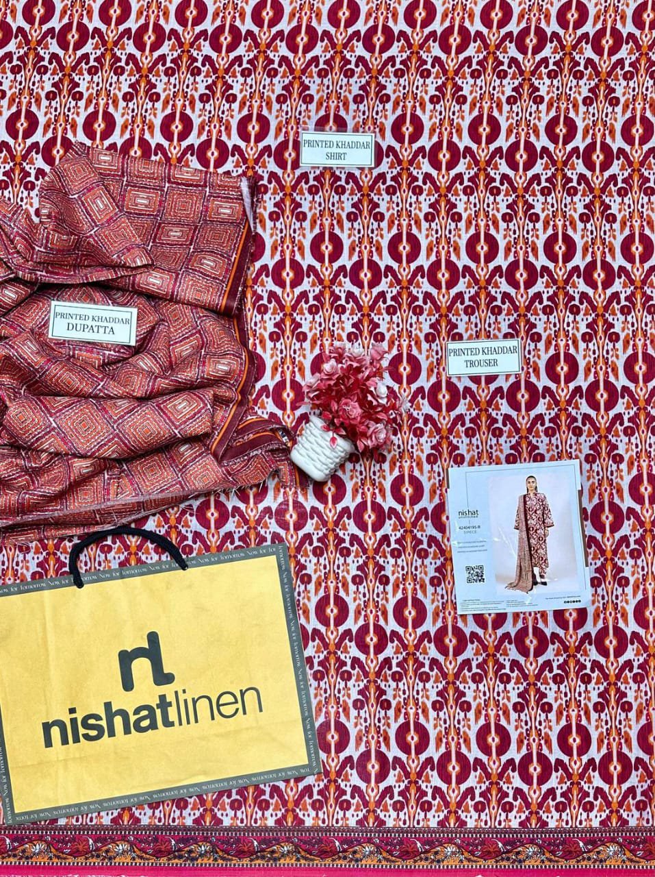 Printed Khaddar Suit