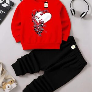 Fleece Printed Tracksuit