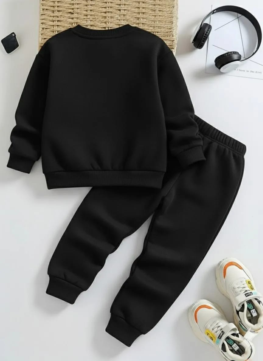 Fleece Printed Tracksuit