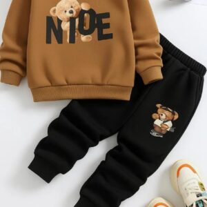 Fleece Printed Tracksuit