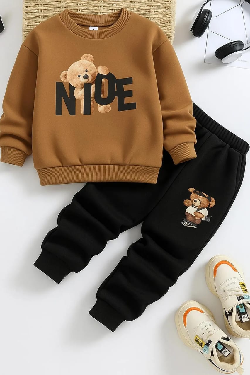Fleece Printed Tracksuit